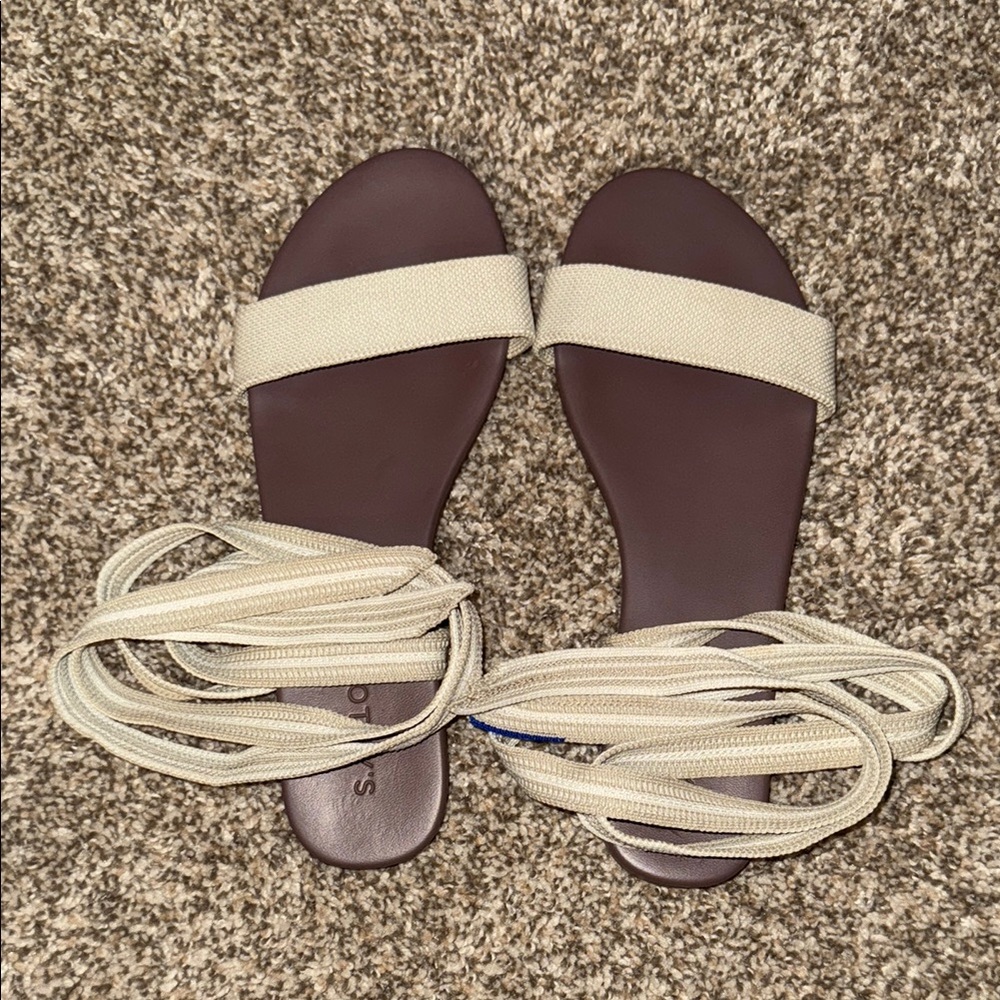 Stylish Cream Sandals